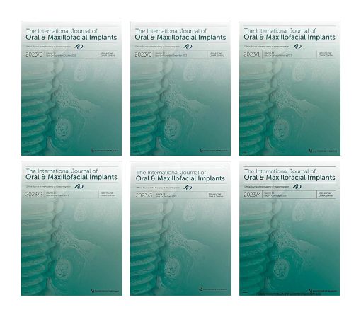 The International Journal of Oral & Maxillofacial Implants 2023 Full Archives (PDF)