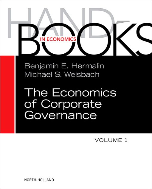 The Handbook of the Economics of Corporate Governance: Volume 1 2017 PDF