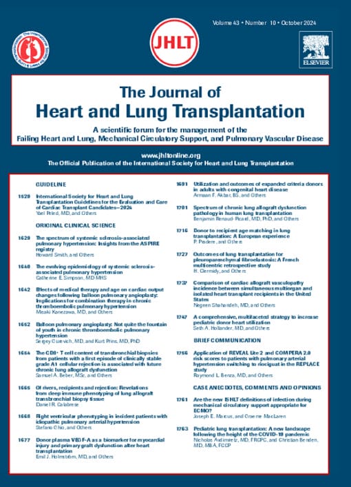 The Journal of Heart and Lung Transplantation PDF