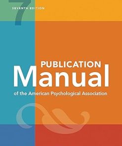 Publication Manual of the American Psychological Association, 7th edition (azw3+ePub+Converted PDF)