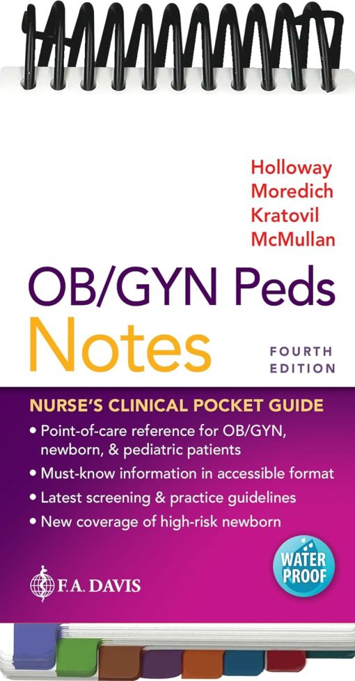 OB/GYN Peds Notes: Nurse’s Clinical Pocket Guide, 4th Edition (EPUB)