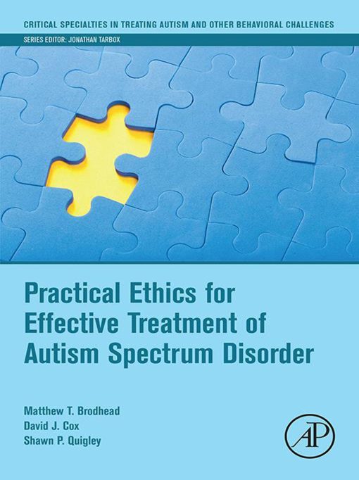 Practical Ethics for Effective Treatment of Autism Spectrum Disorder (PDF)