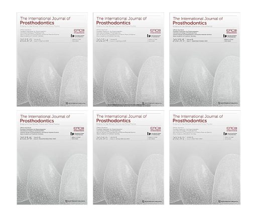 The International Journal of Prosthodontics 2023 Full Archives (PDF)