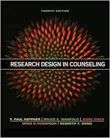 Research Design In Counseling, 4th Edition (PDF)