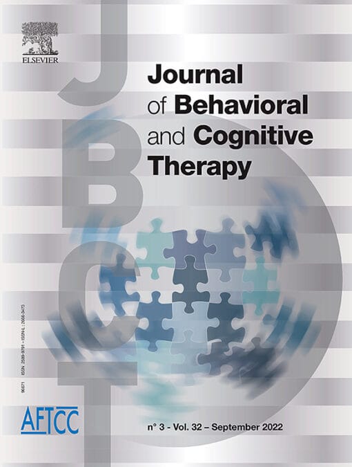 Journal of Behavioral and Cognitive Therapy PDF