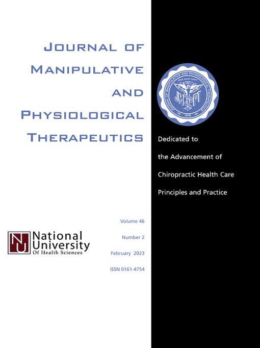 Journal of Manipulative and Physiological Therapeutics PDF