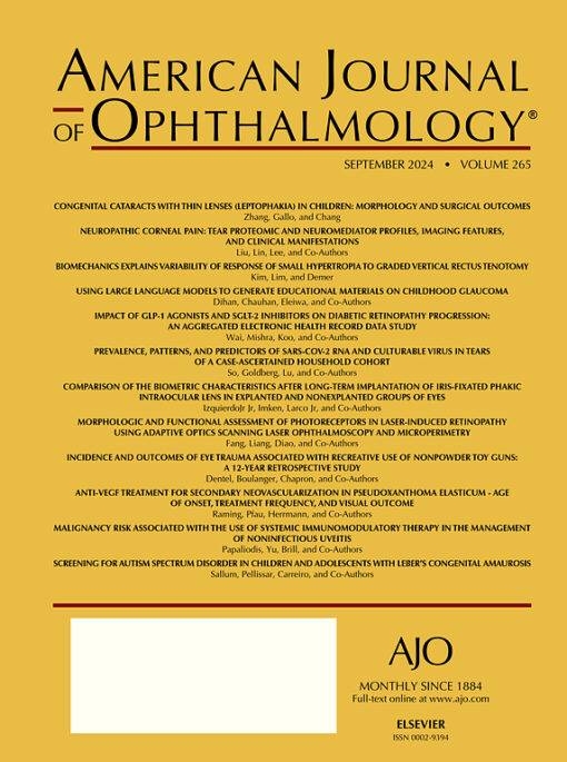 American Journal of Ophthalmology PDF