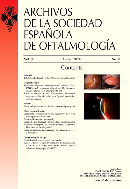 Archivos de la Sociedad Española de Oftalmología (English Edition) 2024 PDF