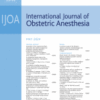 International Journal of Obstetric Anesthesia PDF