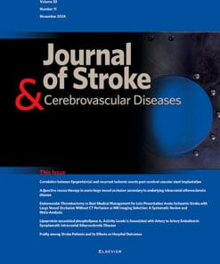 Journal of Stroke and Cerebrovascular Diseases PDF