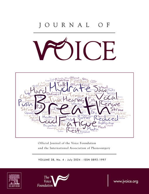 Journal of Voice: Volume 38, Issue 1 2024 PDF