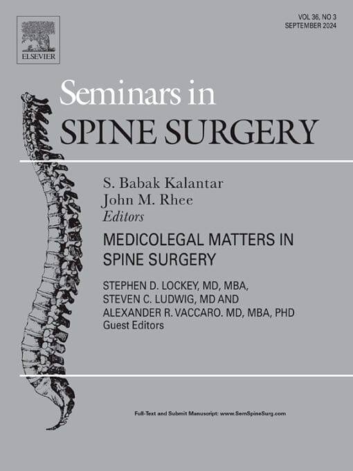 Seminars in Spine Surgery PDF