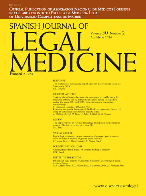 Spanish Journal of Legal Medicine PDF