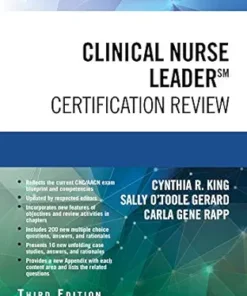 Clinical Nurse Leader Certification Review, 3rd Edition (EPUB)