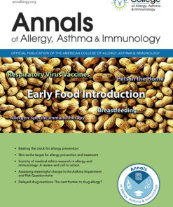 Annals of Allergy, Asthma & Immunology: Volume 129 (Issue 1 to Issue 6) 2022 PDF