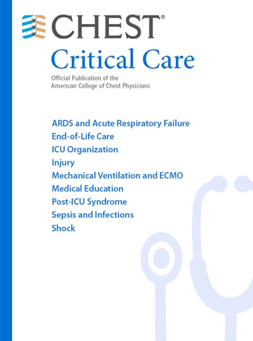 CHEST Critical Care PDF