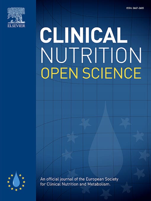 Clinical Nutrition Open Science PDF