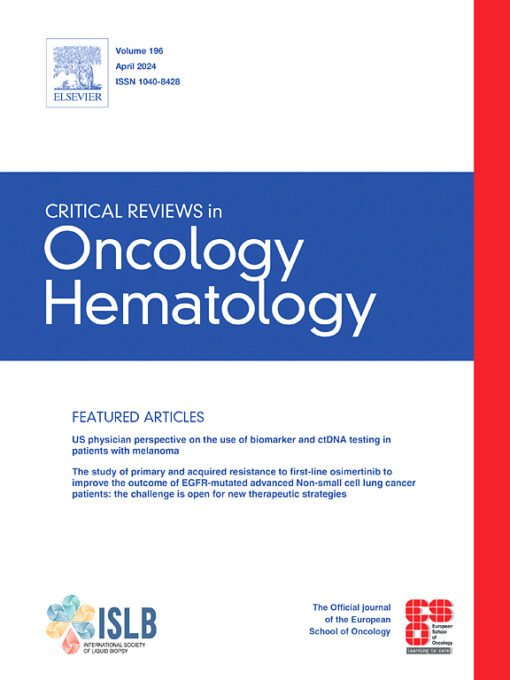 Critical Reviews in Oncology/Hematology PDF