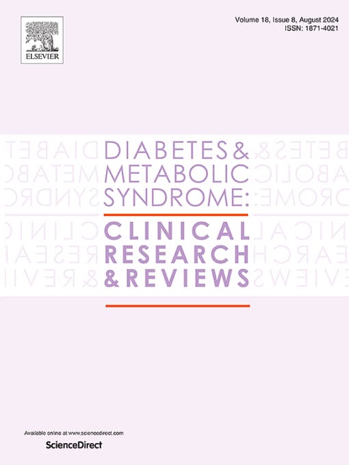 Diabetes & Metabolic Syndrome: Clinical Research & Reviews PDF