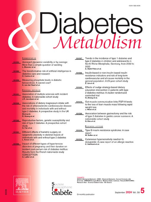 Diabetes & Metabolism PDF