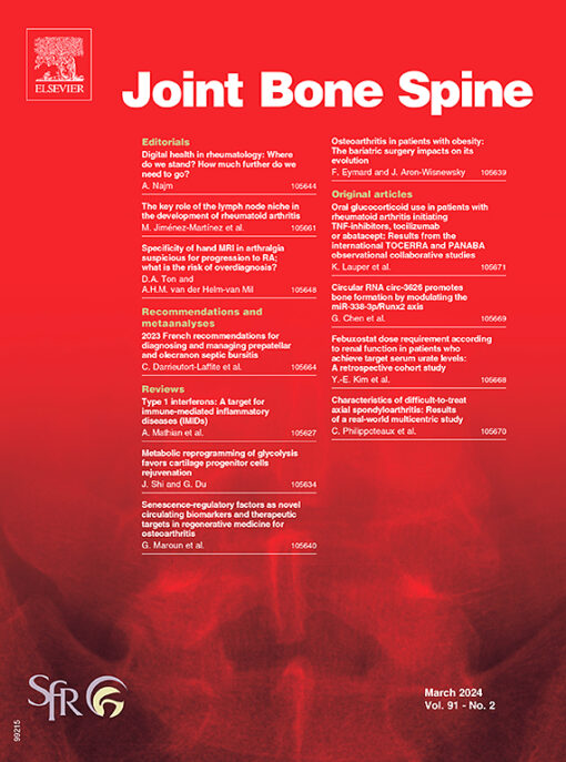 Joint Bone Spine PDF