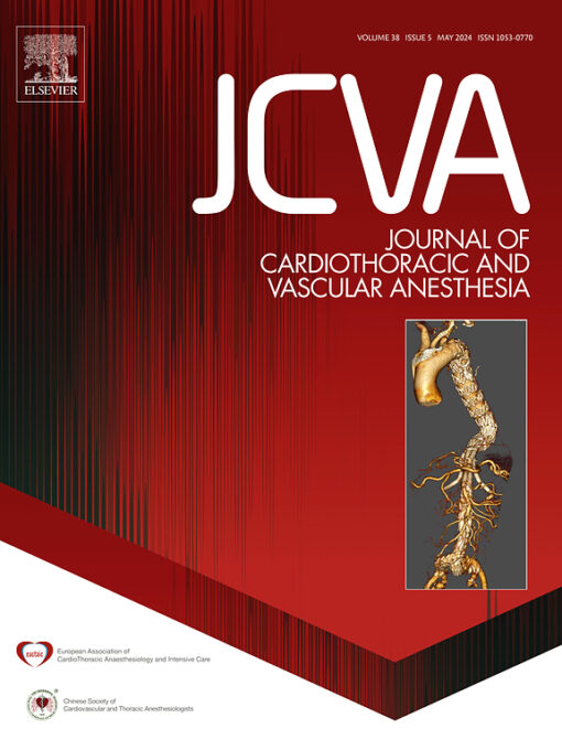 Journal of Cardiothoracic and Vascular Anesthesia PDF