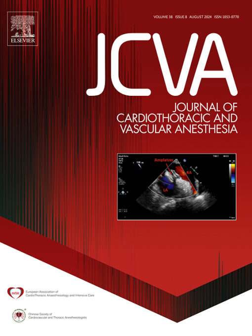 Journal of Cardiothoracic and Vascular Anesthesia PDF