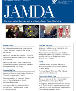 Journal of the American Medical Directors Association PDF