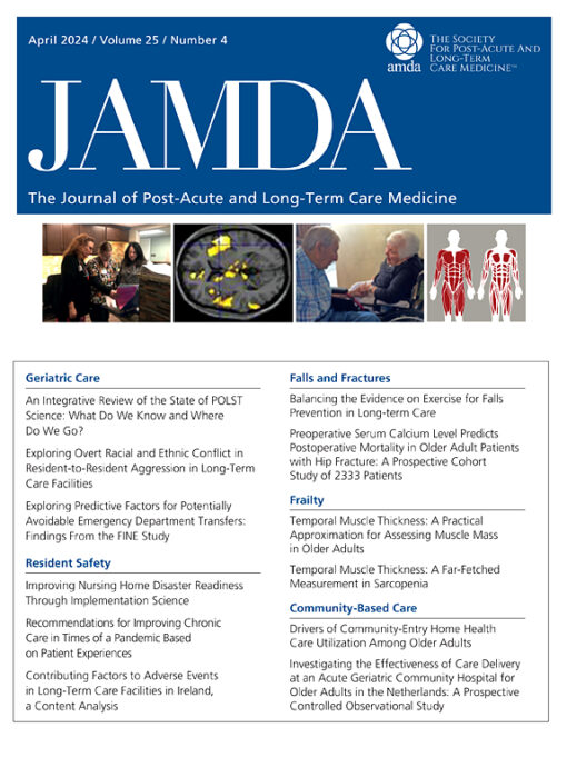 Journal of the American Medical Directors Association PDF