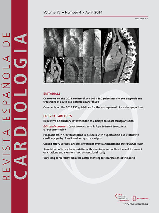 Revista Española de Cardiología (English Edition): Volume 77 (Issue 1 to Issue 4) 2024 PDF