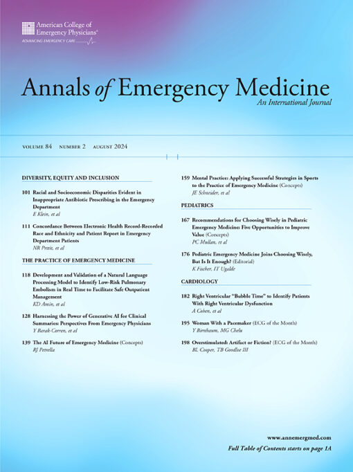 Annals of Emergency Medicine PDF