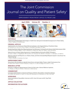 The Joint Commission Journal on Quality and Patient Safety PDF