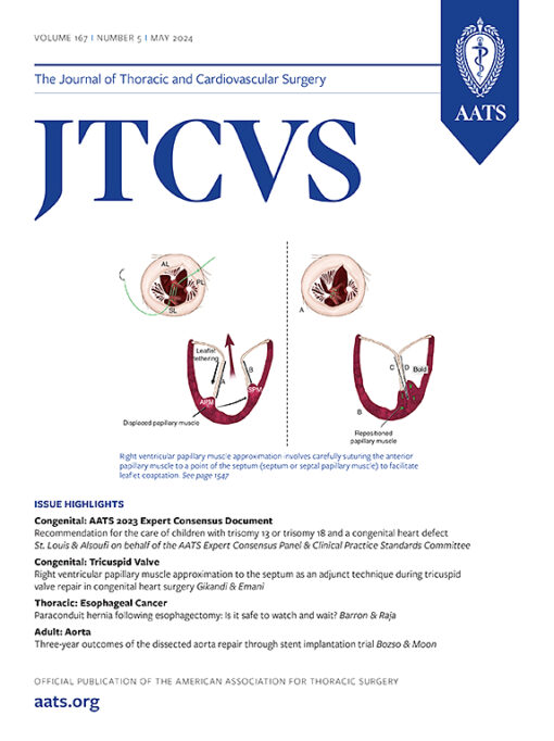 The Journal of Thoracic and Cardiovascular Surgery PDF