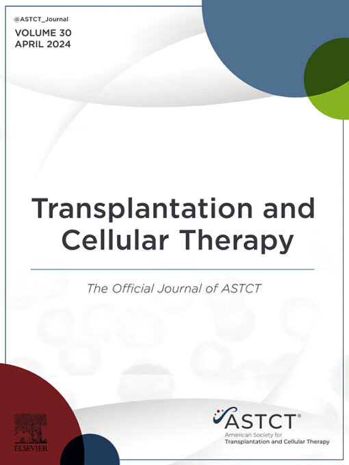 Transplantation and Cellular Therapy PDF