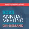 AABB 2023 Annual Meeting On-Demand (Videos + Audios + Slides)