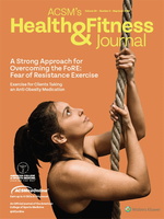 ACSM’S Health & Fitness Journal: Volume 27 (1 – 3) 2024 PDF