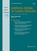 American Journal of Clinical Oncology: Volume 45 (1 – 12) 2022 PDF