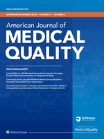 American Journal of Medical Quality: Volume 37 (1 – 6) 2022 PDF