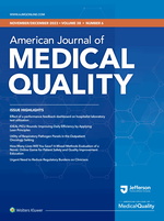 American Journal of Medical Quality: Volume 38 (1 – 6) 2023 PDF