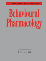 Behavioural Pharmacology: Volume 33 (1 – 8) 2022 PDF