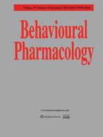 Behavioural Pharmacology: Volume 34 (1 – 8) 2023 PDF