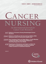 Cancer Nursing: Volume 45 (1 – 6) 2022 PDF