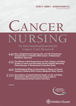 Cancer Nursing: Volume 46 (1 – 6) 2023 PDF