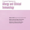 Current Opinion in Allergy & Clinical Immunology: Volume 22 (1 - 6) 2022 PDF