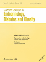 Current Opinion in Endocrinology, Diabetes & Obesity: Volume 29 (1 – 6) 2022 PDF