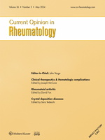 Current Opinion in Rheumatology: Volume 36 (1 – 3) 2024 PDF