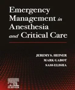 Emergency Management In Anesthesia And Critical Care (PDF)