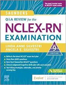 Saunders Q & A Review For The NCLEX-RN® Examination, 9th Edition (PDF)