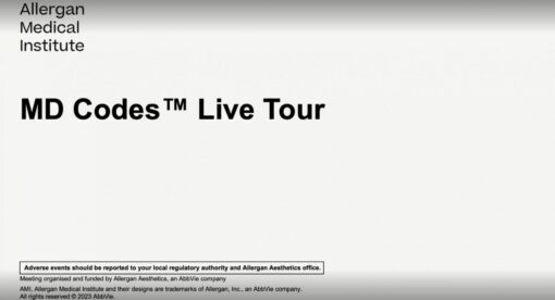 Allergan Medical Institute MD Codes TM Live Tour 2023