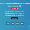 PANCE/PANRE PRECISION – PA Board Review Live Webinar – Misenheimer April 2024 (Videos + Audios + Slides)